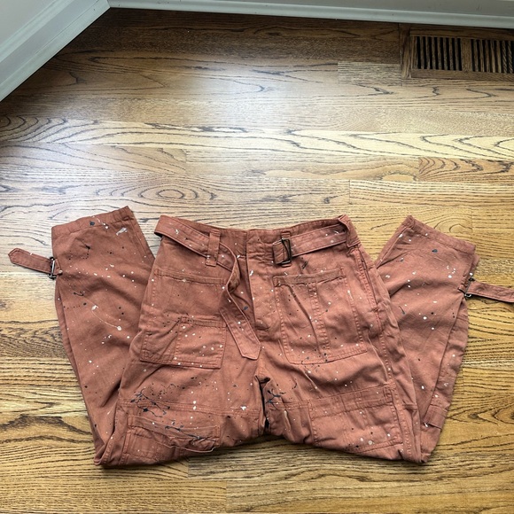 Free People Painter Pants in pretty penny - Picture 1 of 7
